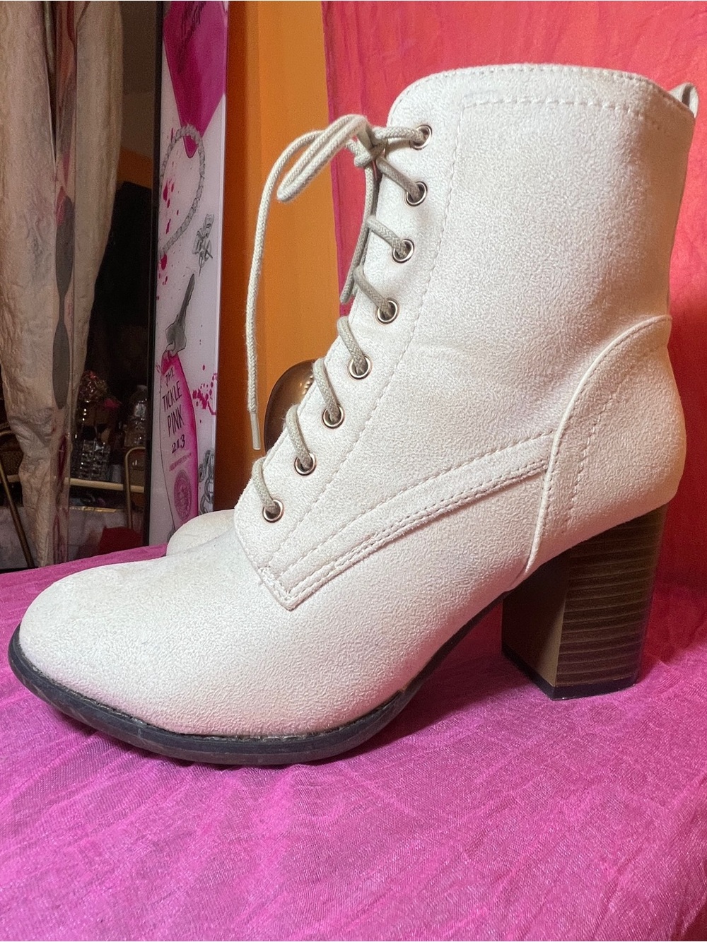 Journee Collection Baylor Bootie Women’s Ankle Boots Side Zip Size 8.5